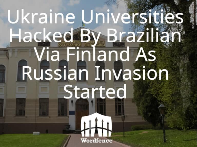 Ukraine Universities Hacked By Brazilian Via Finland As Russian Invasion Started